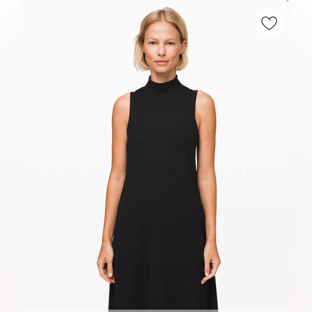 lululemon “Gone For The Week” Ribbed Mock Neck Tank Dress